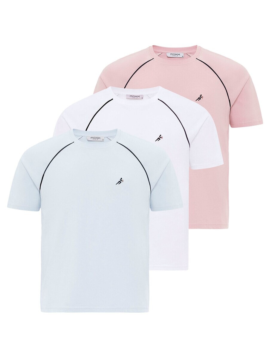 

Футболка Moxx Paris, цвет Sky blue/Pink/White