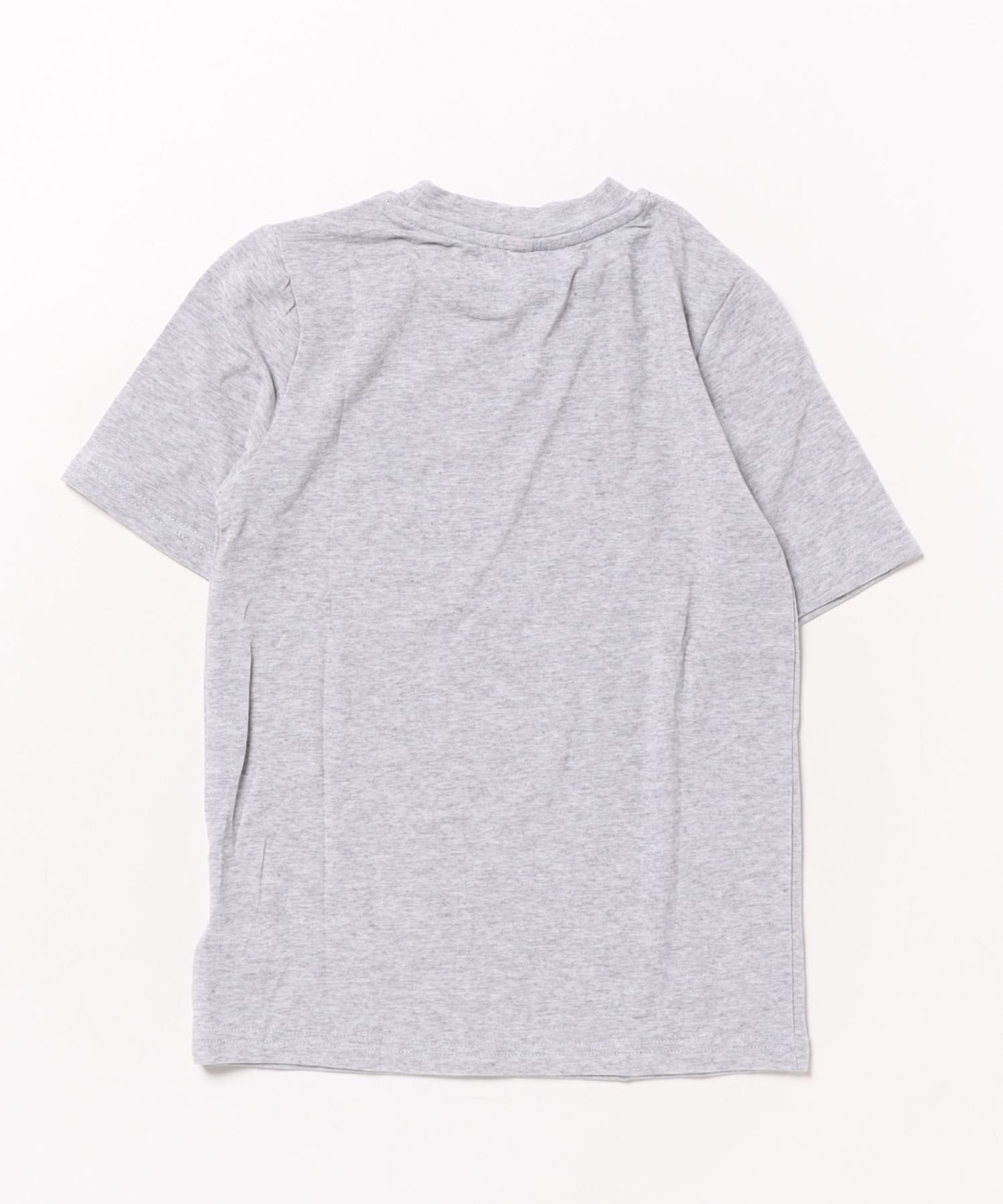 Простая базовая футболка с логотипом Aimoha Kids, gray — фото 3