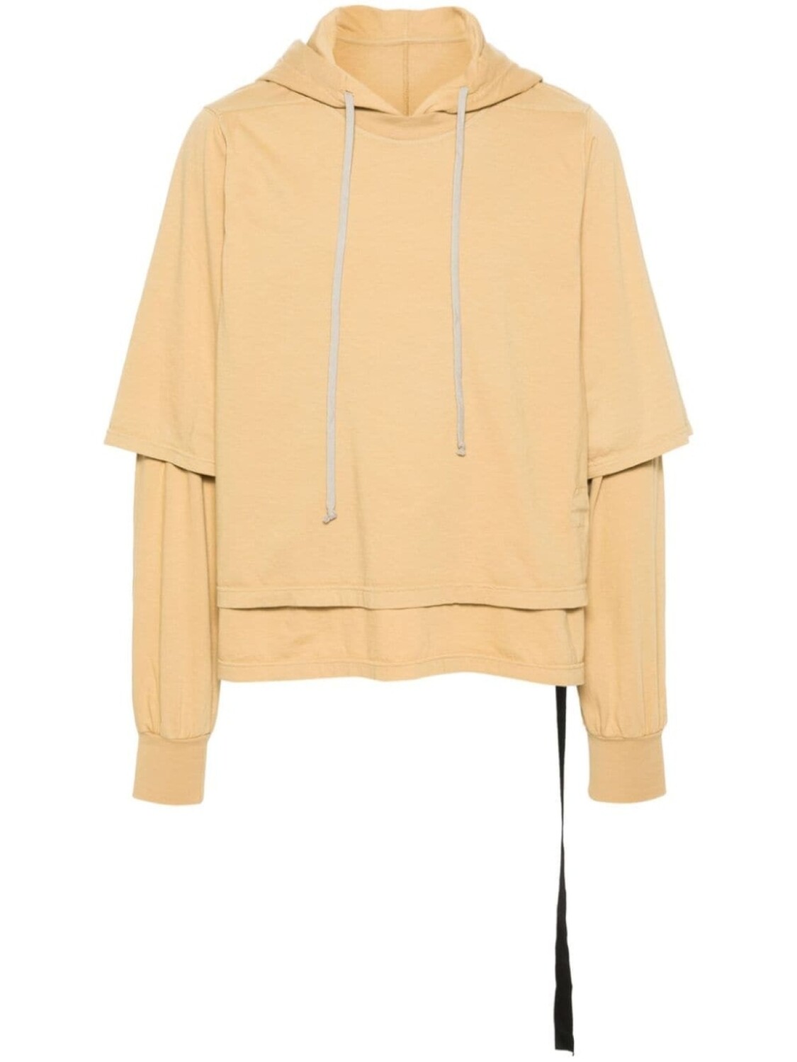 

Худи Hustler из хлопка Rick Owens DRKSHDW, желтый
