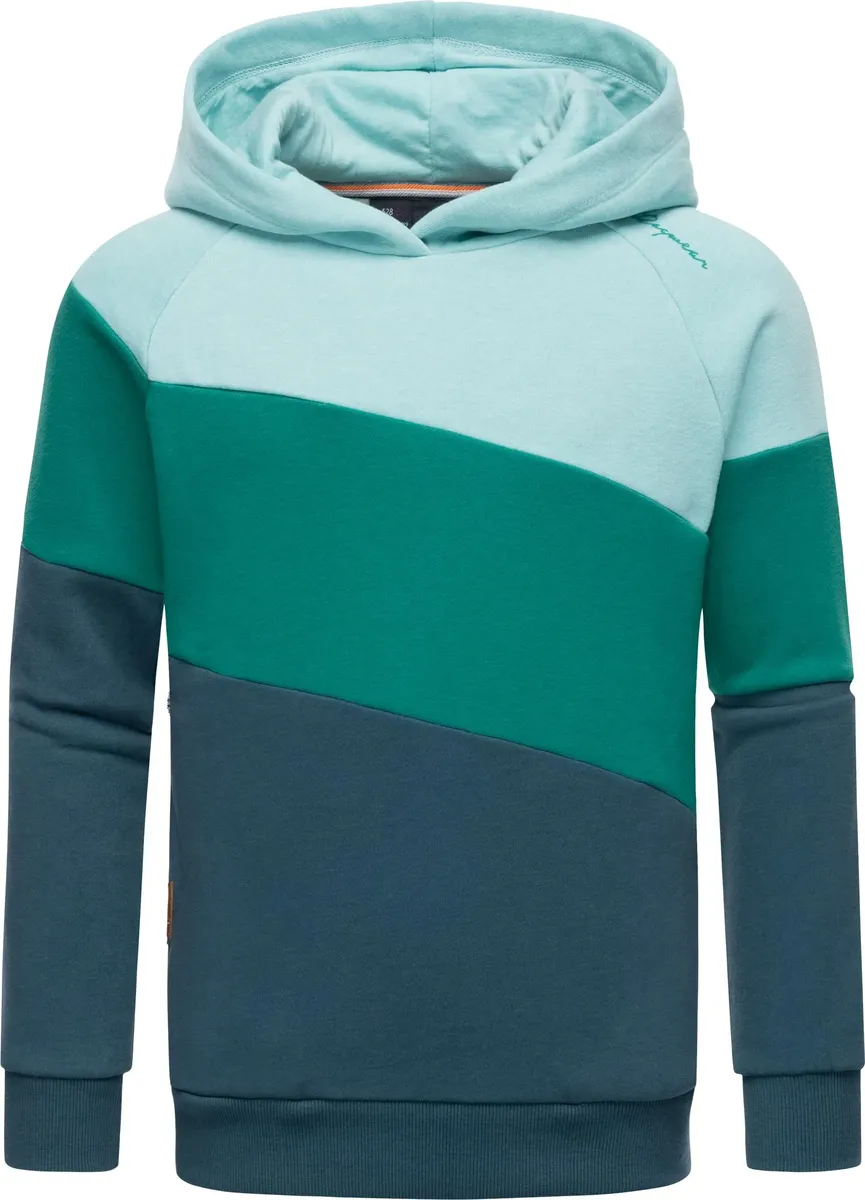 

Толстовка Ragwear "Вендулка", толстовка для девочек в современном цветовом сочетании, голубой