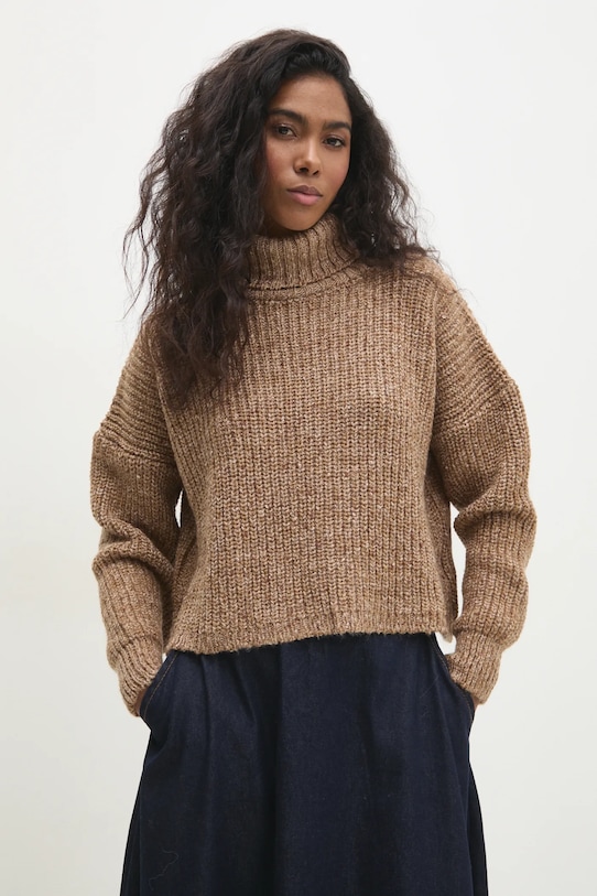 

Свитер с шерстью Answear.Lab, коричневый