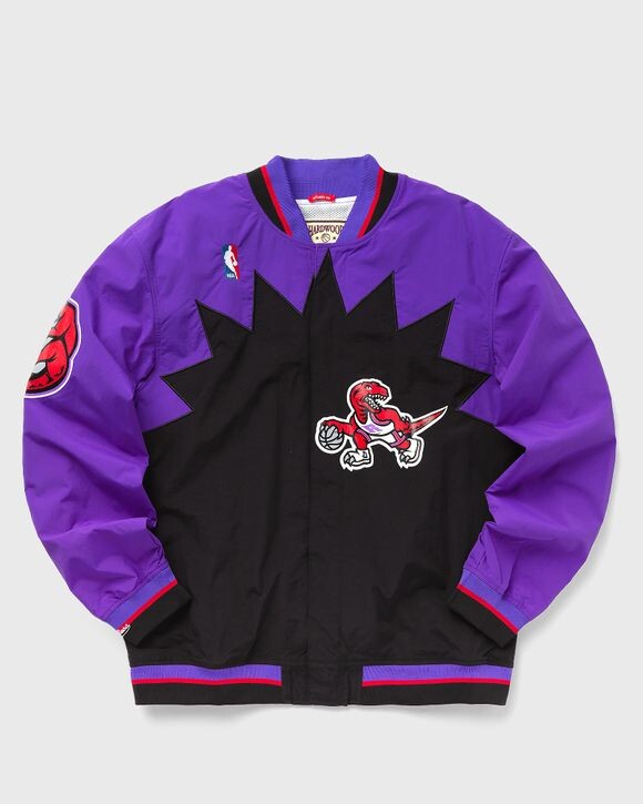 

Куртка Mitchell & Ness Nba Authentic Warm Up Jacket Toronto Raptors 1995-96, цвет purple/black