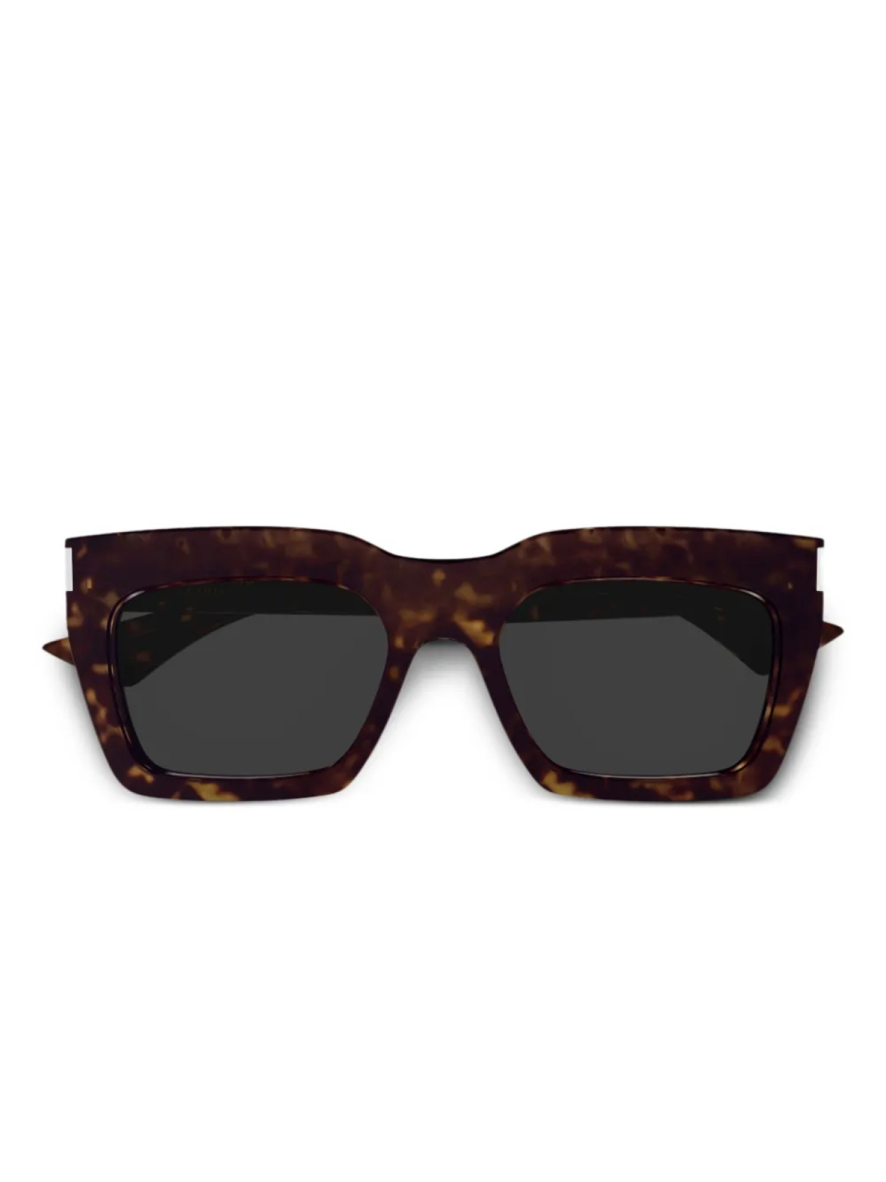 Saint Laurent Eyewear square-frame солнцезащитные очки, коричневый