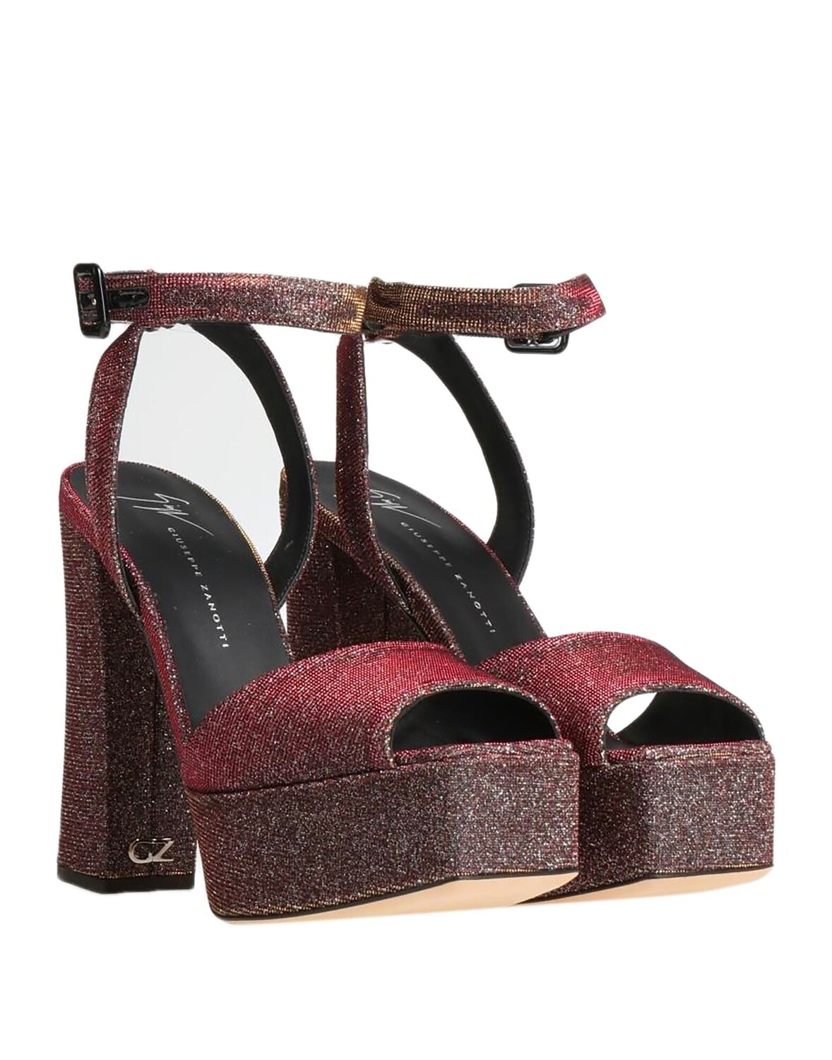 Сандалии Giuseppe Zanotti, бордовый — фото 3