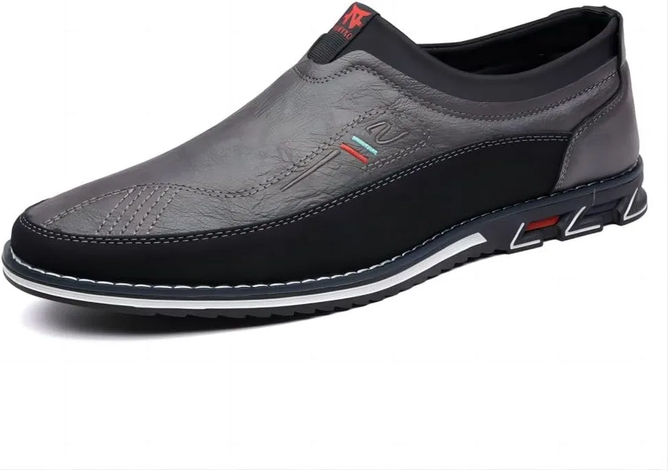 Лоферы кожаные Asifn Grey