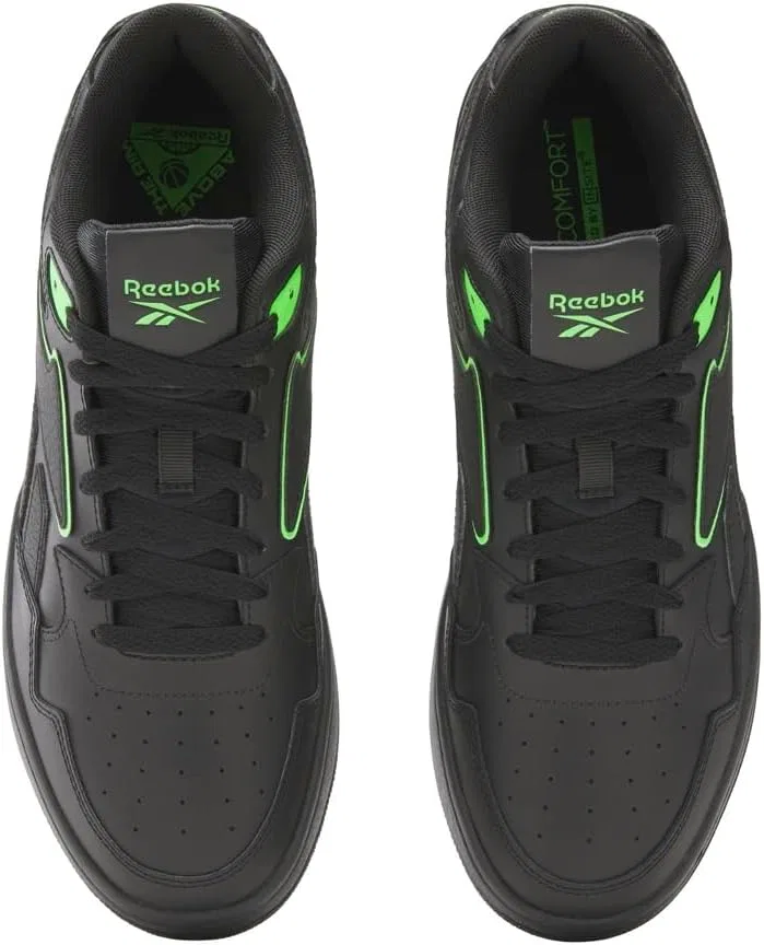 Кроссовки Reebok Women's Club C Grounds Uk Trainers, Black Solar Lime — фото 3