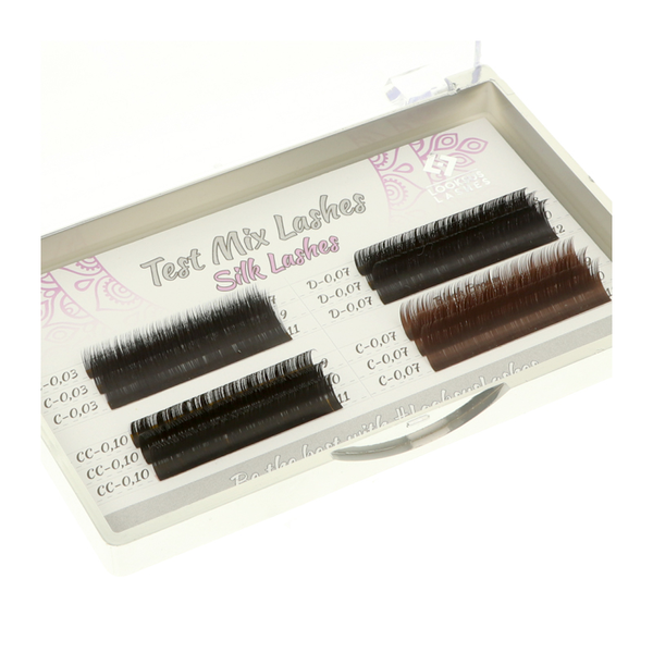

Тестовая смесь Silk Lashes, 1 упаковка. Looksus Lashes