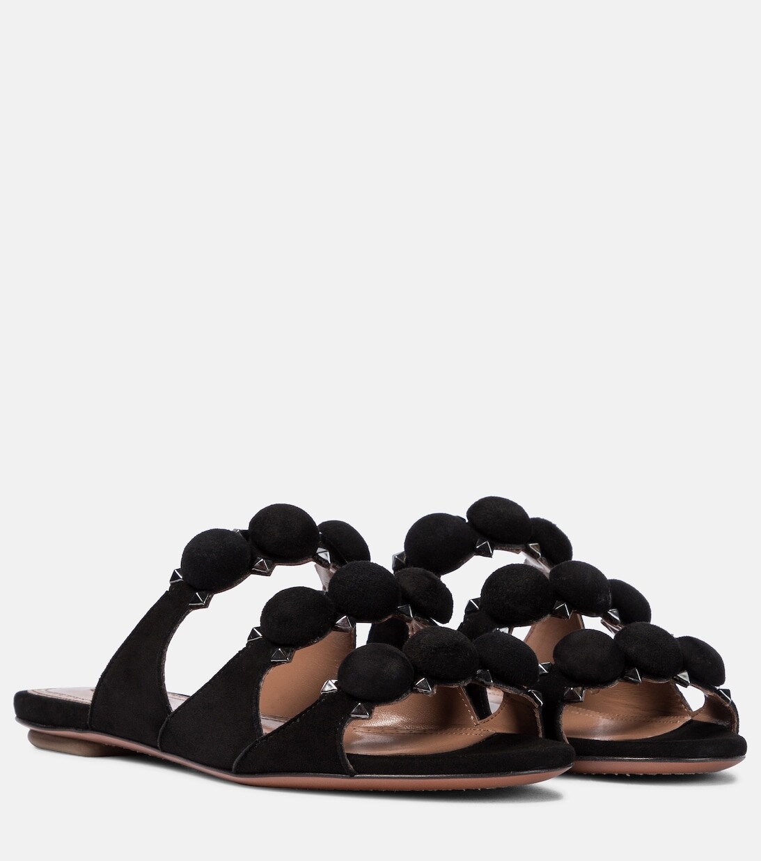 Замшевые сандалии Bombe Alaïa, черный