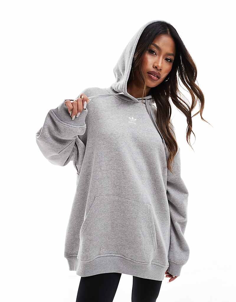 

Серая толстовка оверсайз adidas Originals Essentials