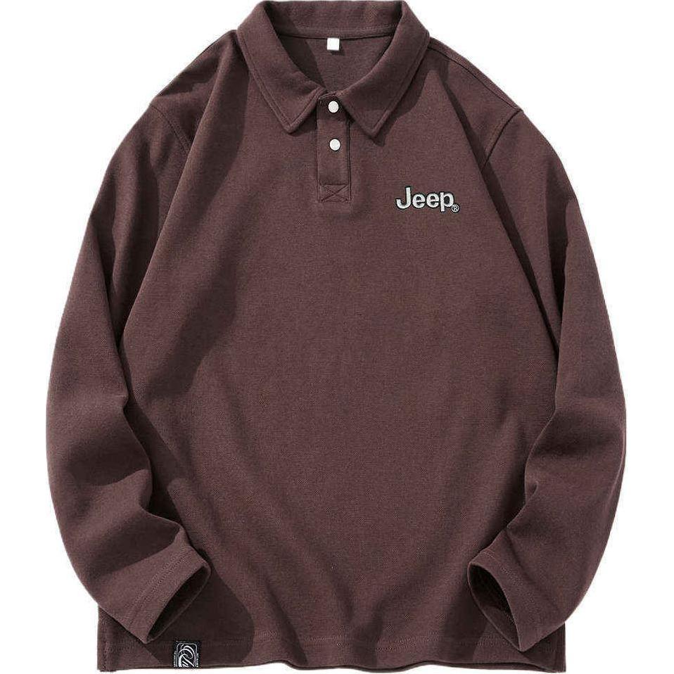 

Поло Moxima Lifestyle Unisex Jeep, темно-коричневый