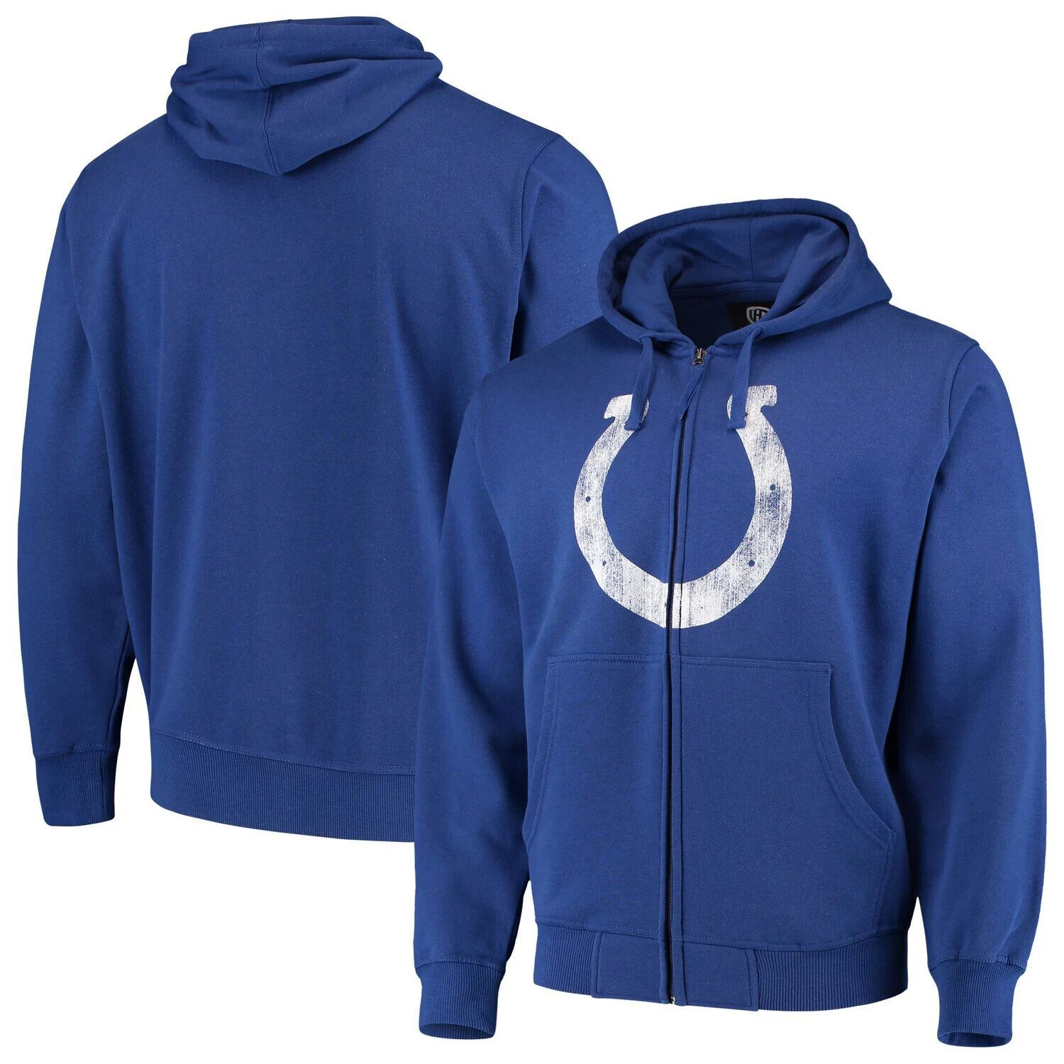 

Мужская толстовка с молнией во всю длину и логотипом G-III Sports от Carl Banks Royal Indianapolis Colts Primary Starter
