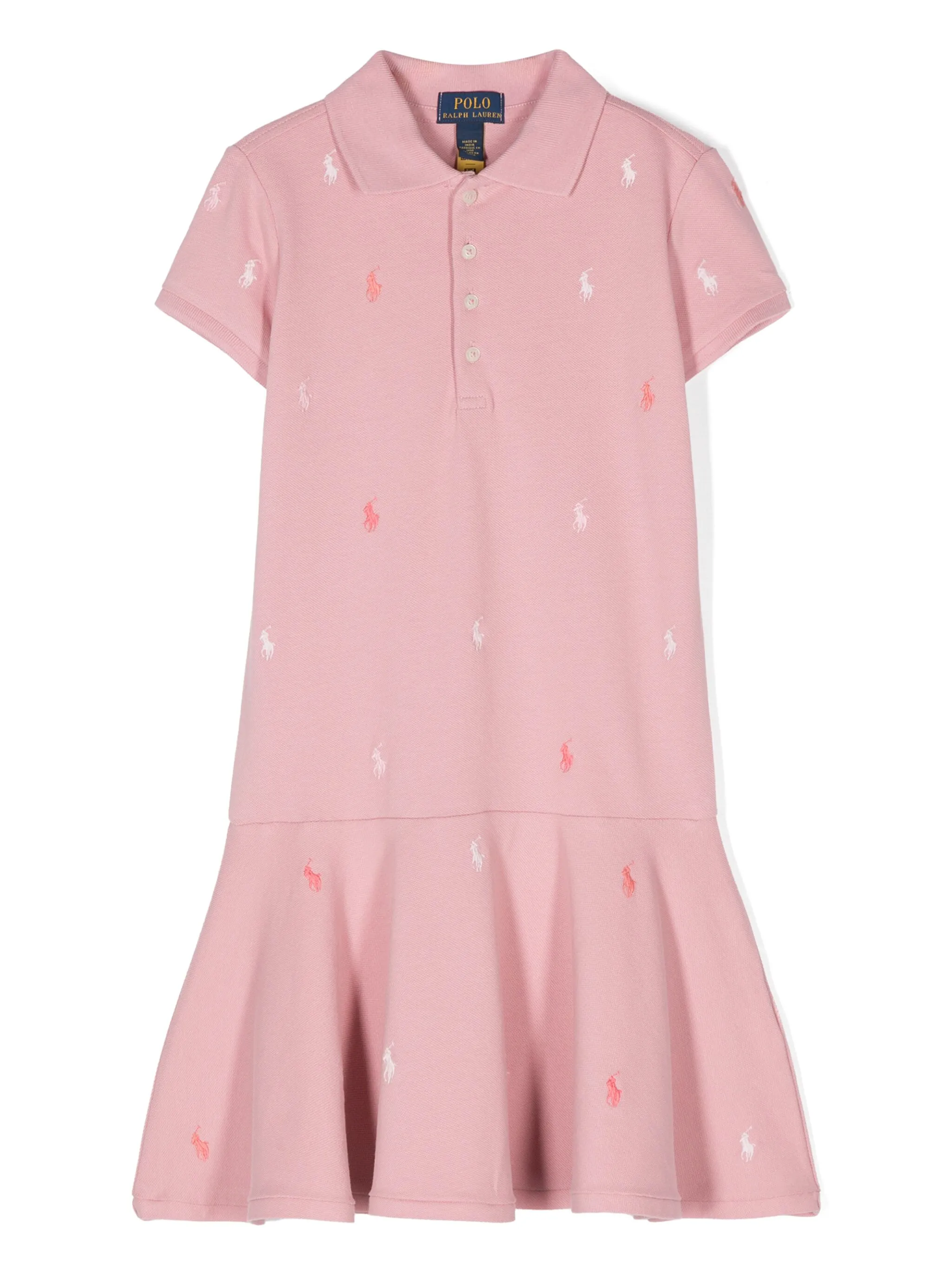 

Платье Polo Pony Polo Ralph Lauren Kids, розовый