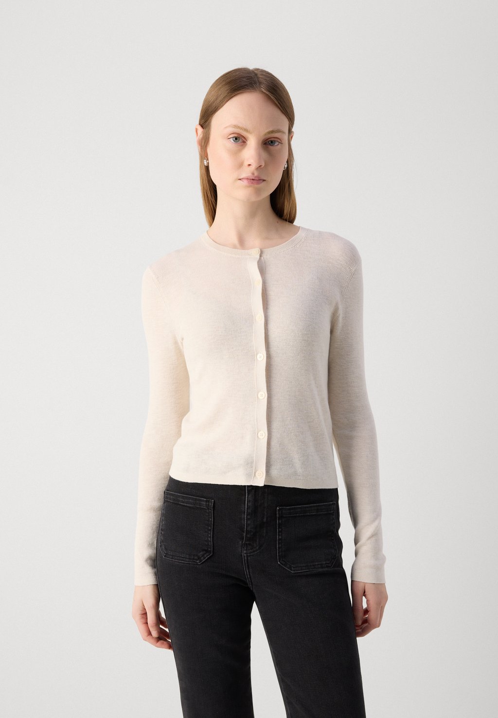 

Кардиган CARDIGAN LONGSLEEVE ROUND NECK Marc O'Polo, молочный