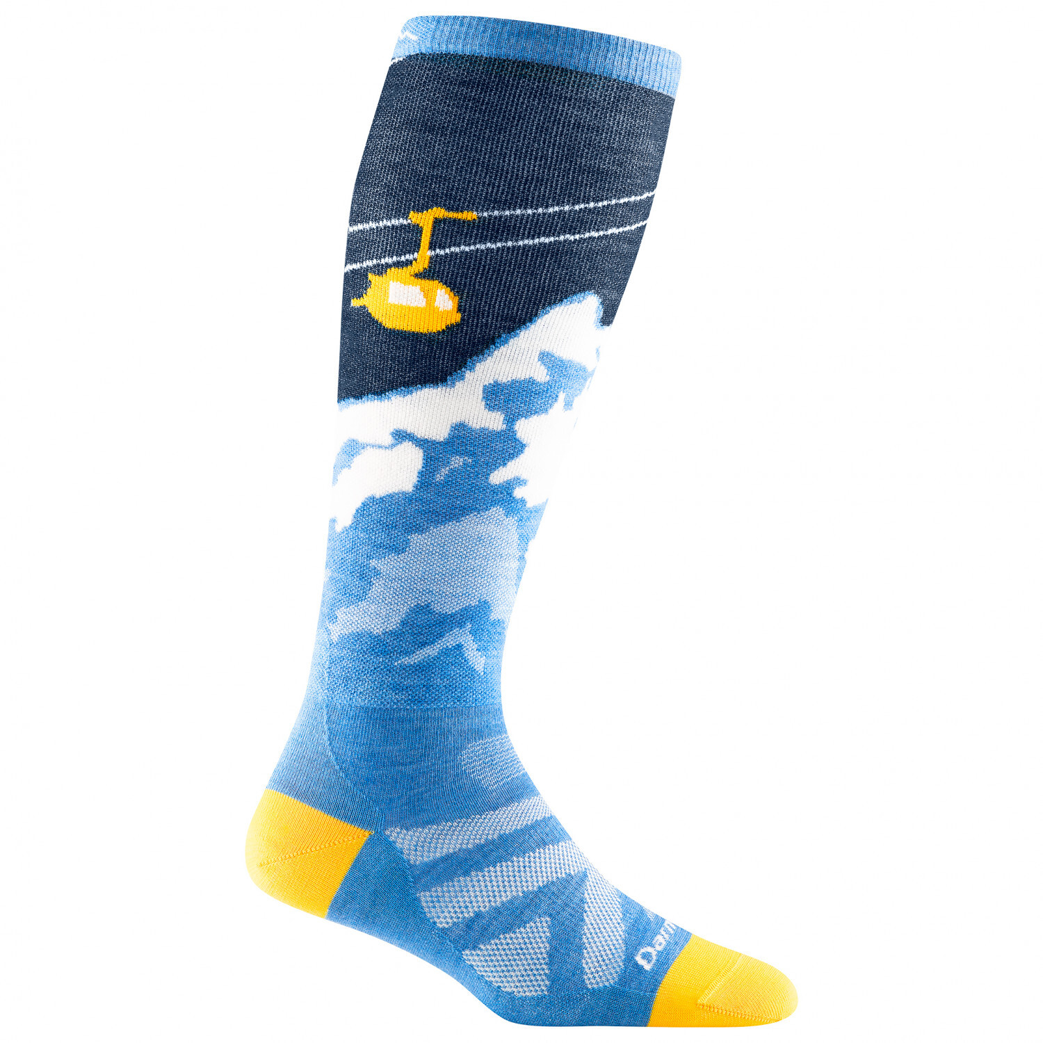 

Лыжные носки Darn Tough Yeti Over the Calf Lightweight, цвет Midnight