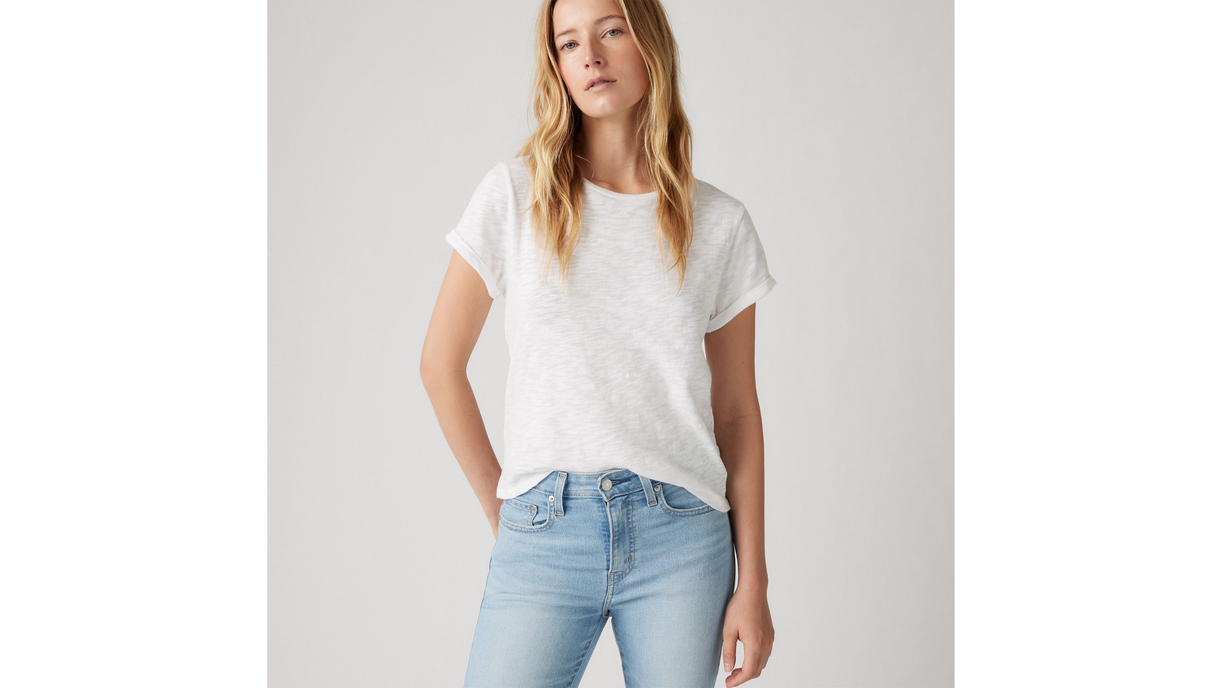

721 Узкие женские джинсы с высокой посадкой Levi's, цвет Emblem Of Story - Light Wash