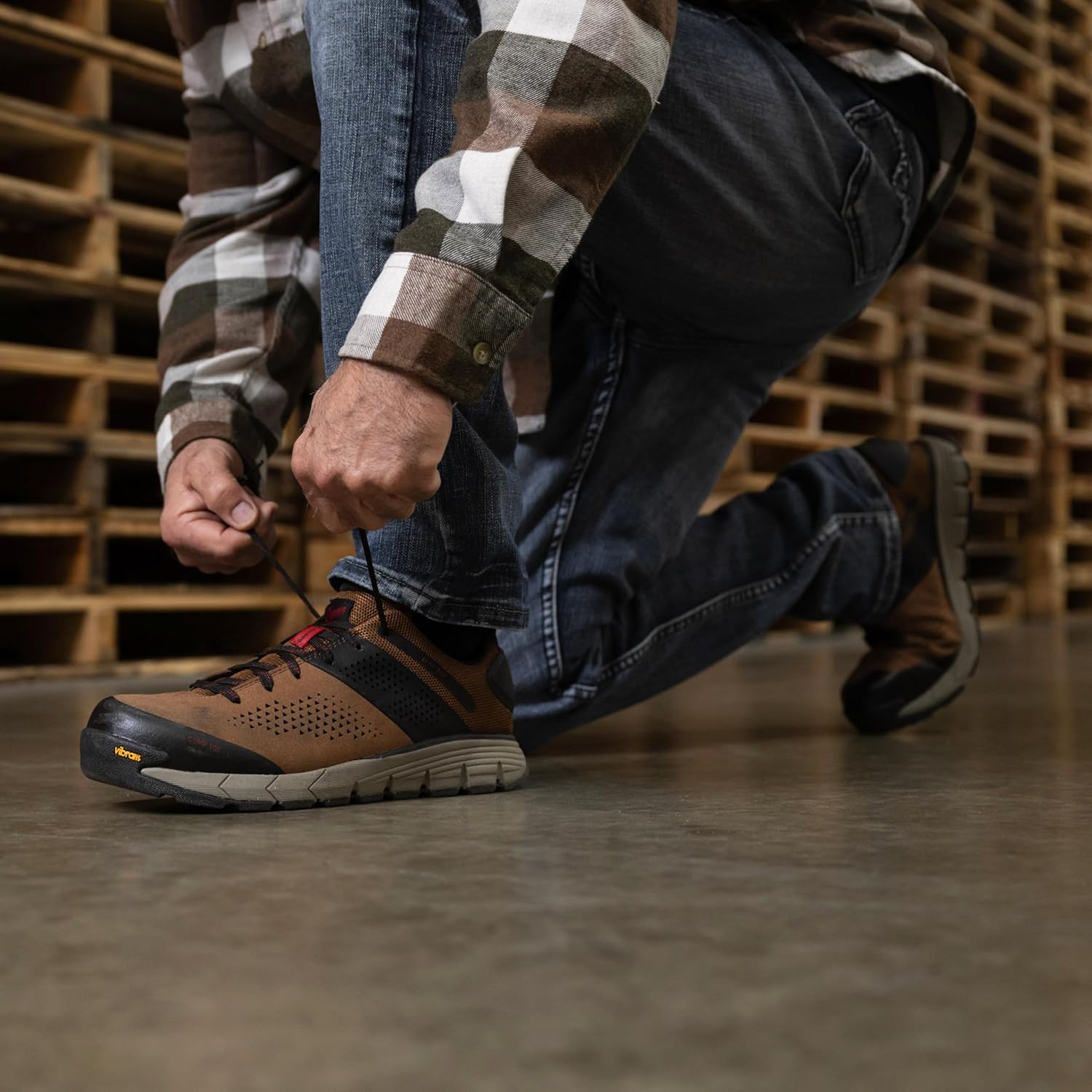 Мужские ботинки Danner Lead Time 3 с композитным носком NMT, коричневый — фото 3
