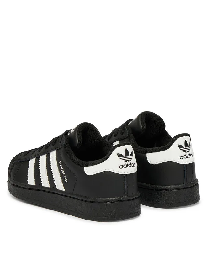 Adidas Кроссовки Superstar II C JH9981 черные — фото 3