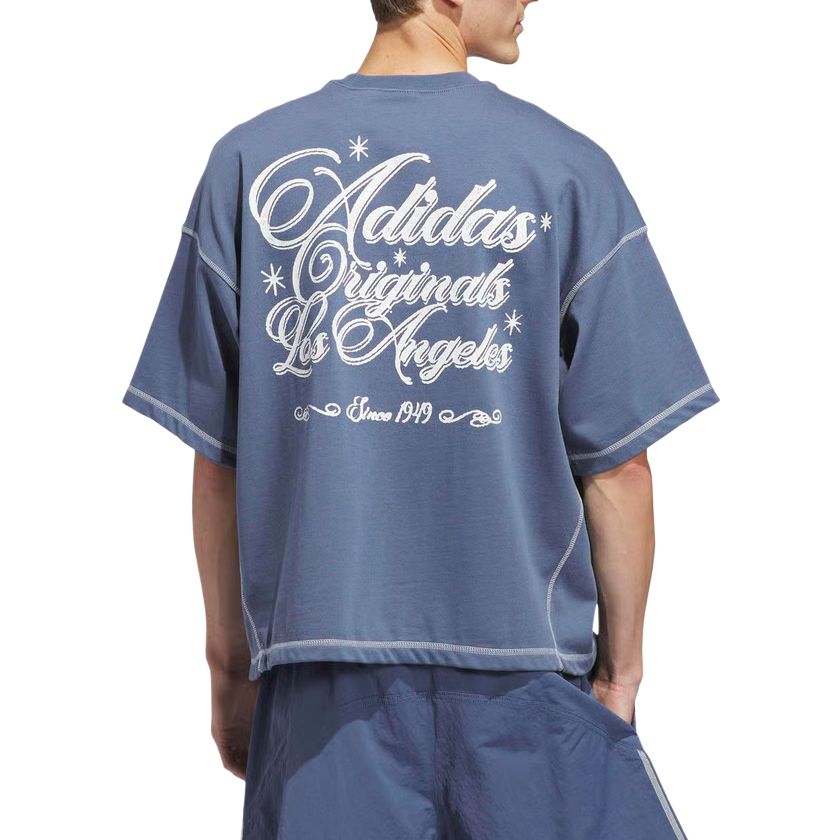 Футболка Los Angeles FW25 Wilshire unisex Adidas Originals, синий — фото 3
