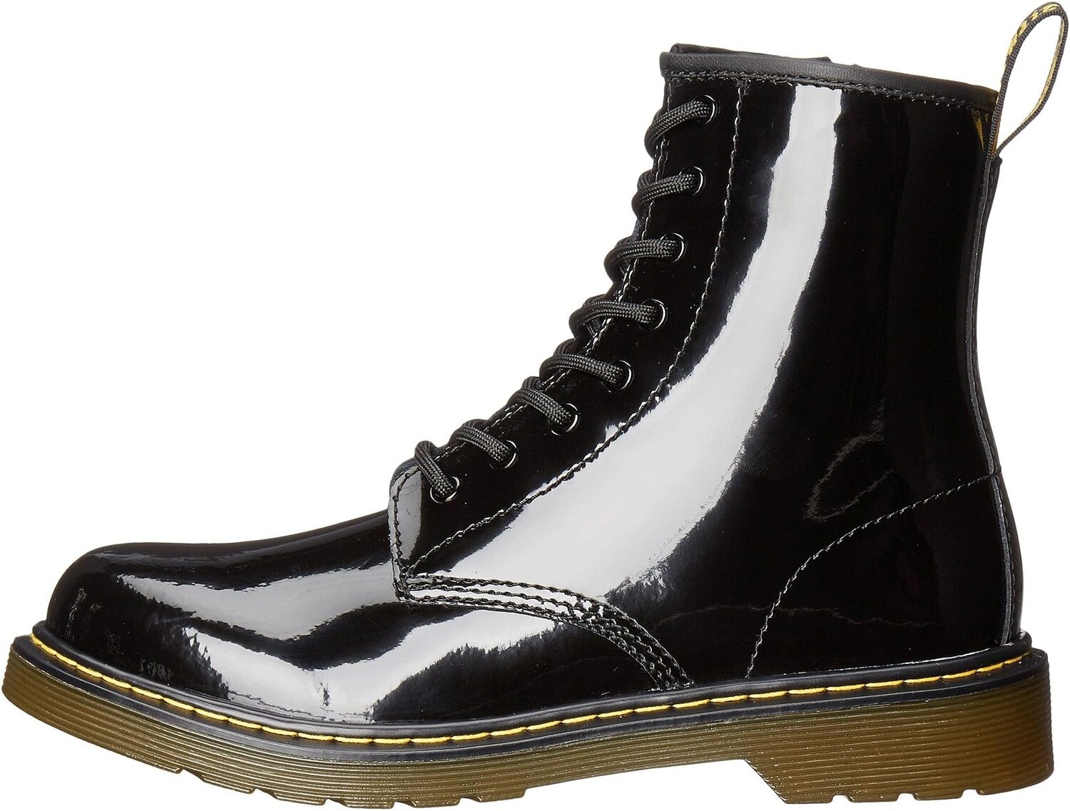 Ботинки на шнуровке 1460 Youth Delaney Lace Up Fashion Boot Dr. Martens, цвет Black Patent — фото 4