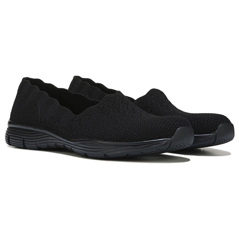 

Женские слипоны Seager Stat Skechers, черный