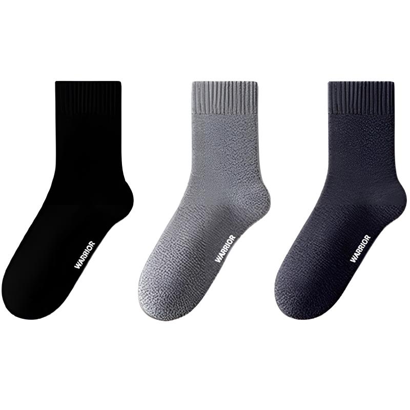 

Унисекс носки Mid Calf WARRIOR, черный 1 темно-серый 1 светло-серый 1