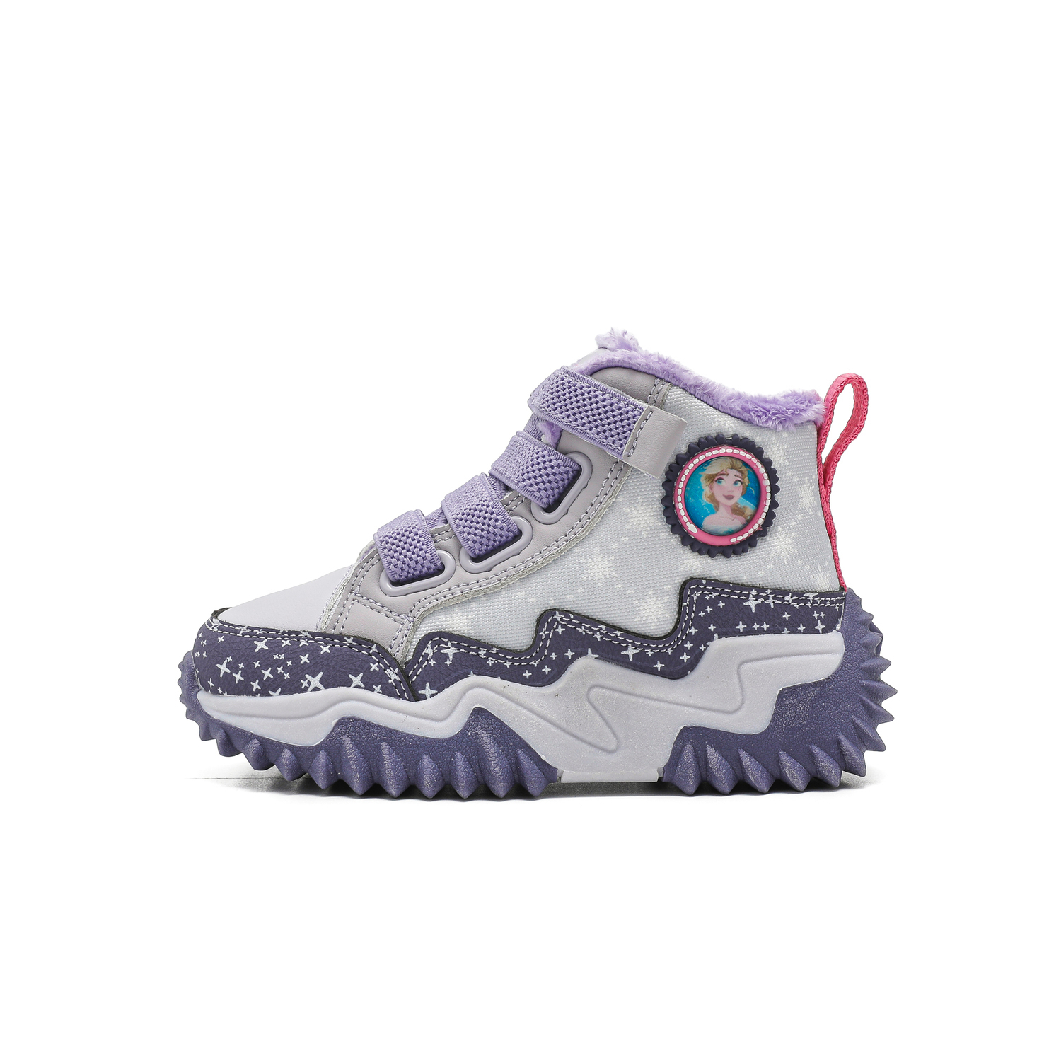 

Детская водонепроницаемая, противоскользящая и износостойкая утепленная обувь Frozen Disney, фиолетовый[thick cotton fleece-lined]