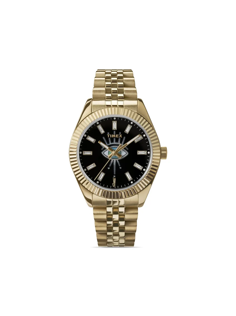 

Наручные часы из коллаборации с Jacquie Aiche TIMEX, синий