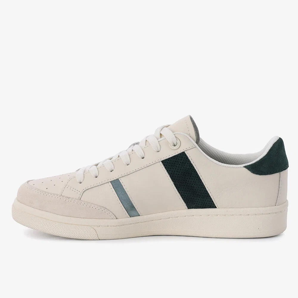 Мужские низкие кроссовки B725 из кожи и замши цвета экрю от Fred Perry — фото 2