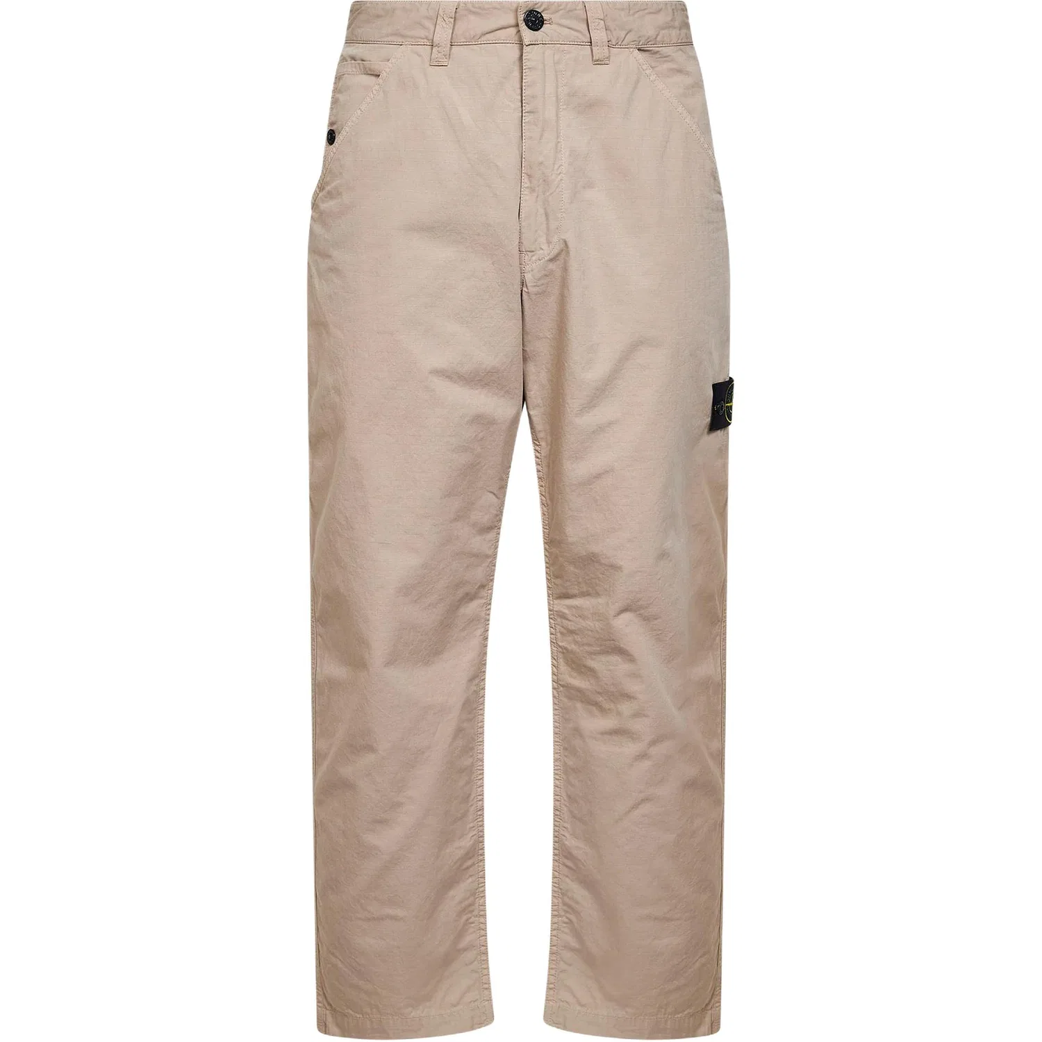 Карго брюки с патчем логотипа STONE ISLAND, Desert