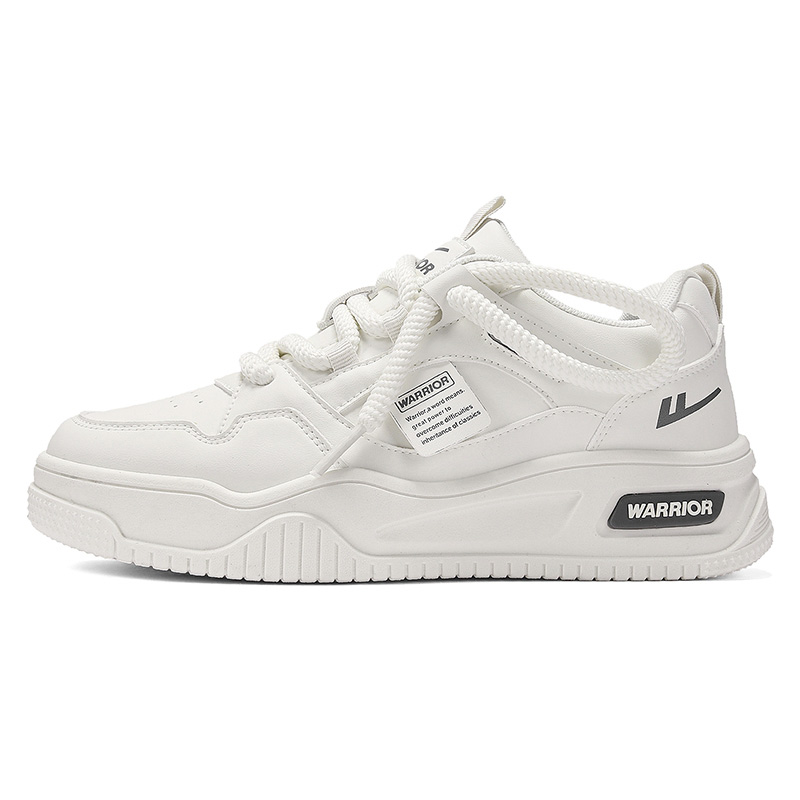 

WARRIOR Скользостойкие, износостойкие, легкие, увеличивающие рост низкие скейтерские кроссовки мужские Beige