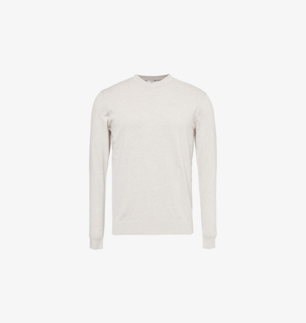 

Хлопковый джемпер с круглым вырезом и длинными рукавами Arne, цвет oatmeal