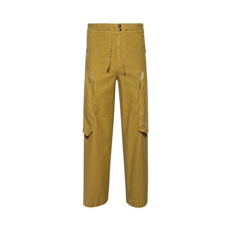 

Брюки Dries Van Noten Zip Pocket Cargo Trousers Mustard, желтый