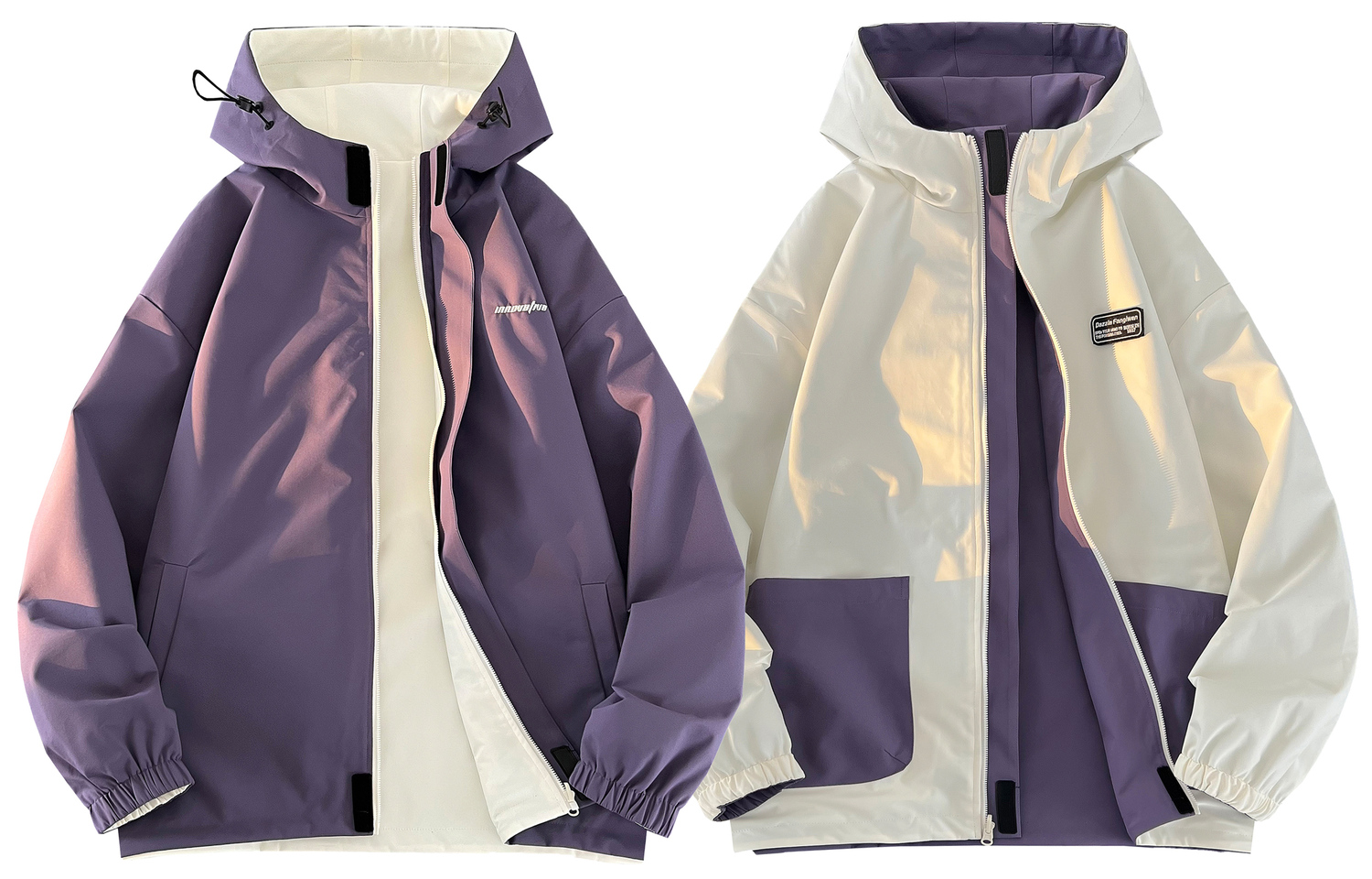

F.I.W FANGIWEN Куртка Unisex, Purple (Upgraded)