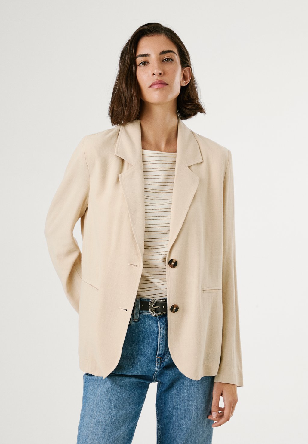 

Блейзер STELLA Pepe Jeans, бежевый