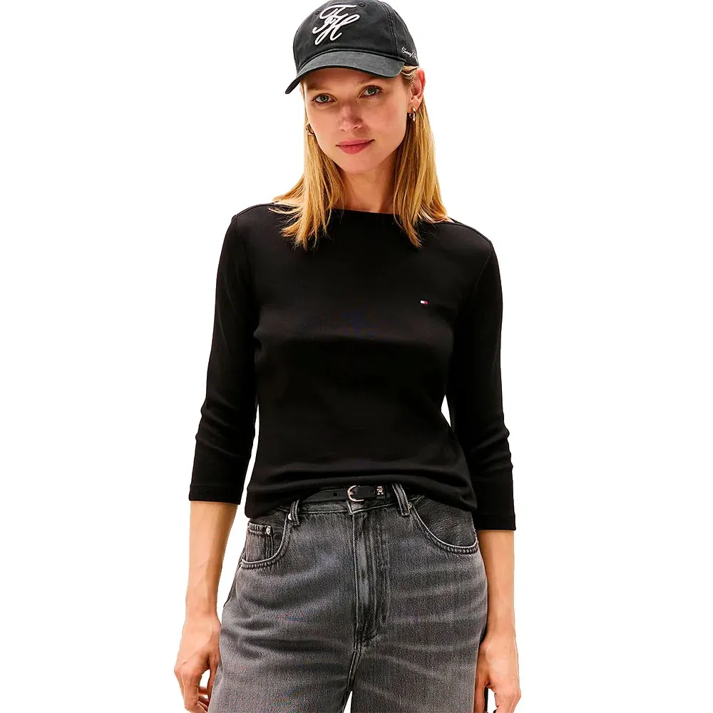 

Футболка Tommy Hilfiger Slim Cody с рукавом 3/4, черный