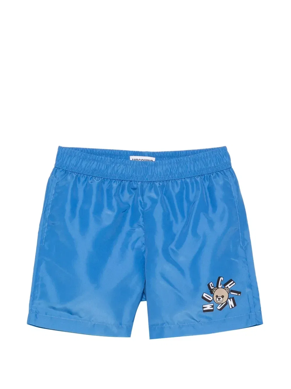 Плавательные шорты с нашивкой Moschino Kids, синий