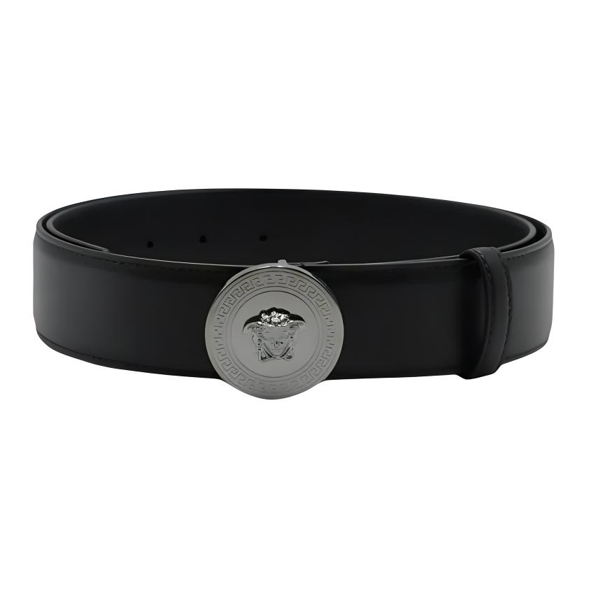 

VERSACE Кожаный ремень, Black