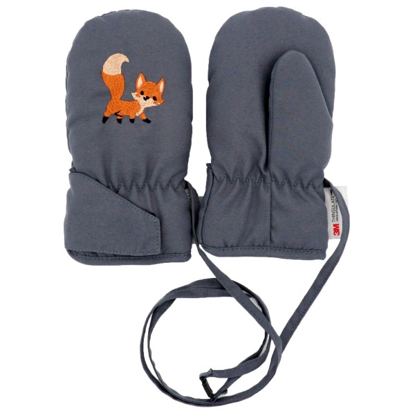 

Детские мини-варежки-перчатки термо Maximo, черный