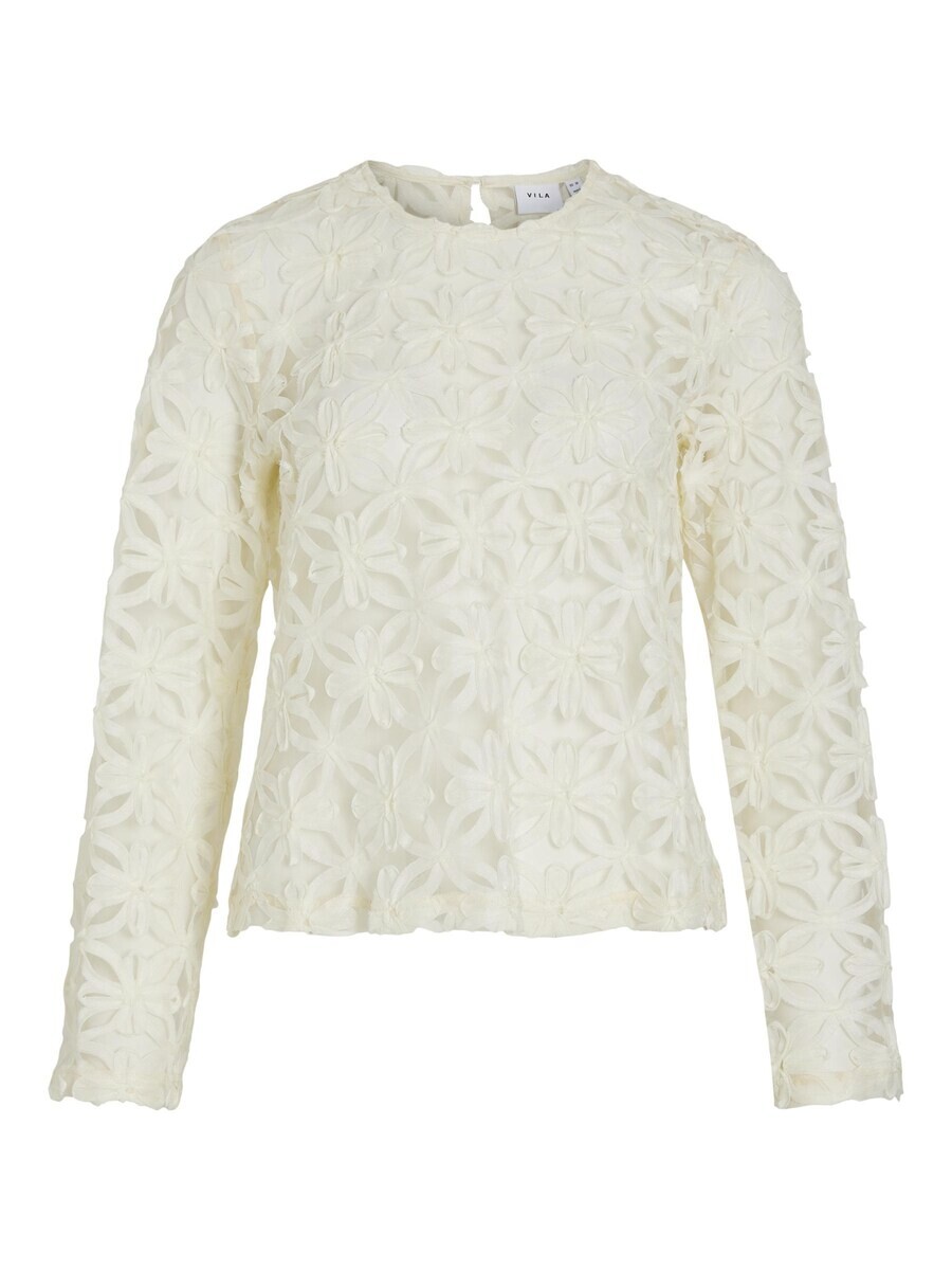 

Лонгслив VILA Shirt, кремовый