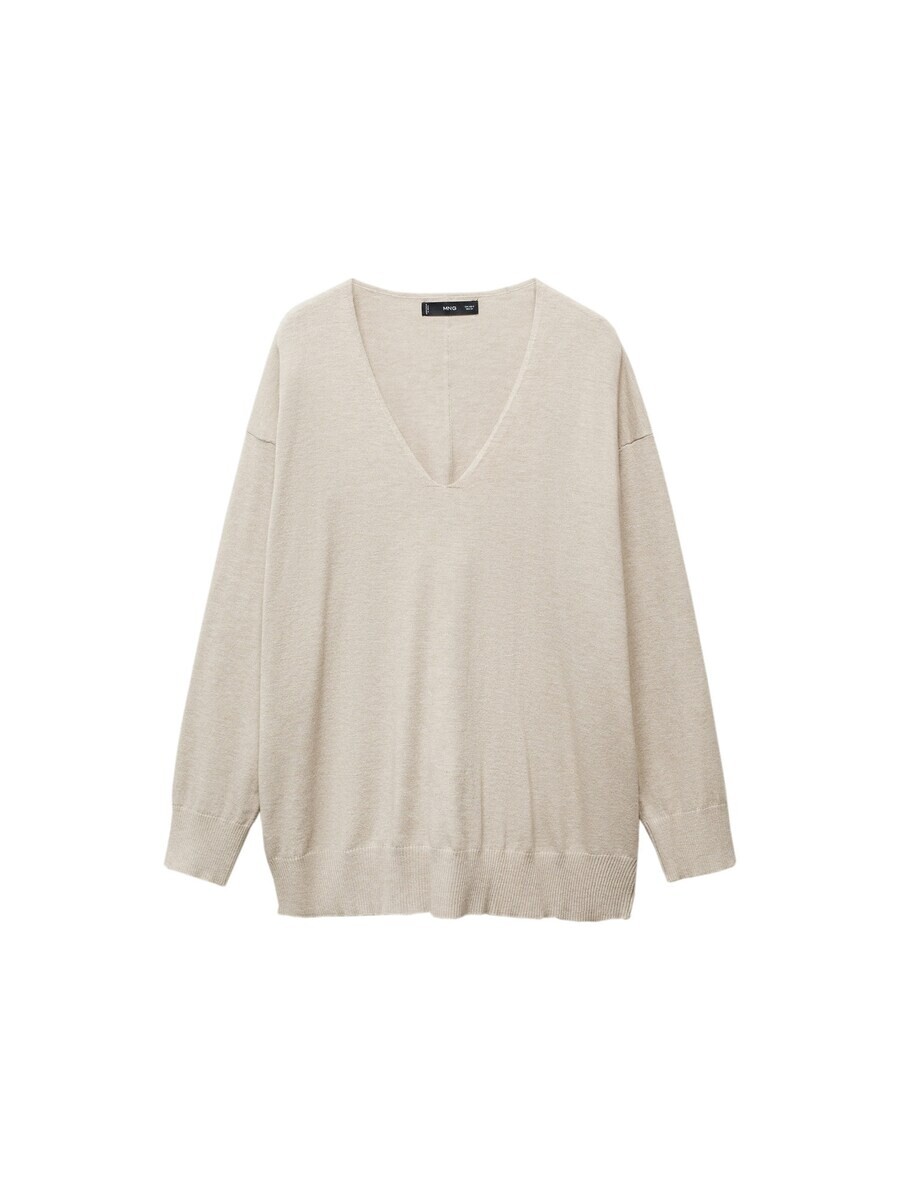 

Тонкий вязаный свитер MANGO Sweater VIEIRA, бежевый
