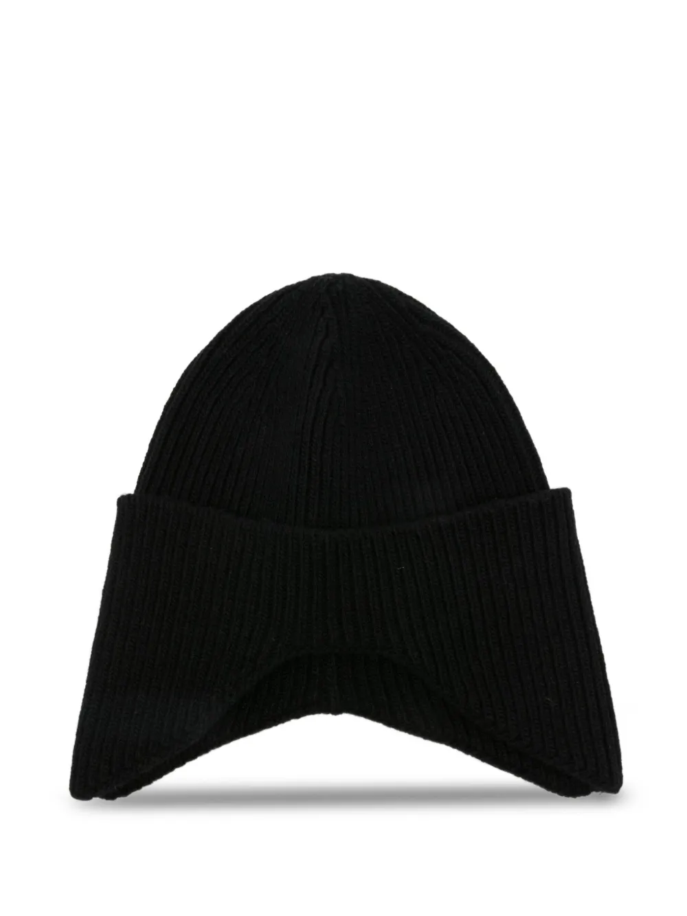 

Шапка бини в рубчик Isabel Benenato, черный