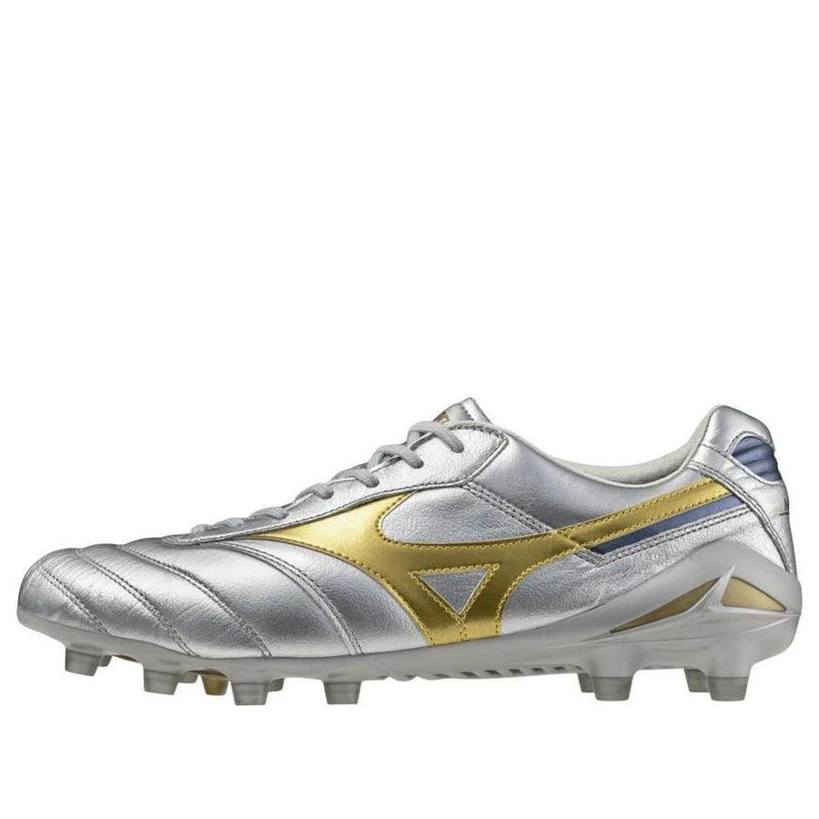 

Кроссовки Mizuno Morelia DNA Japan FG 'Platinum Silver Pack Silver Gold', серебряный