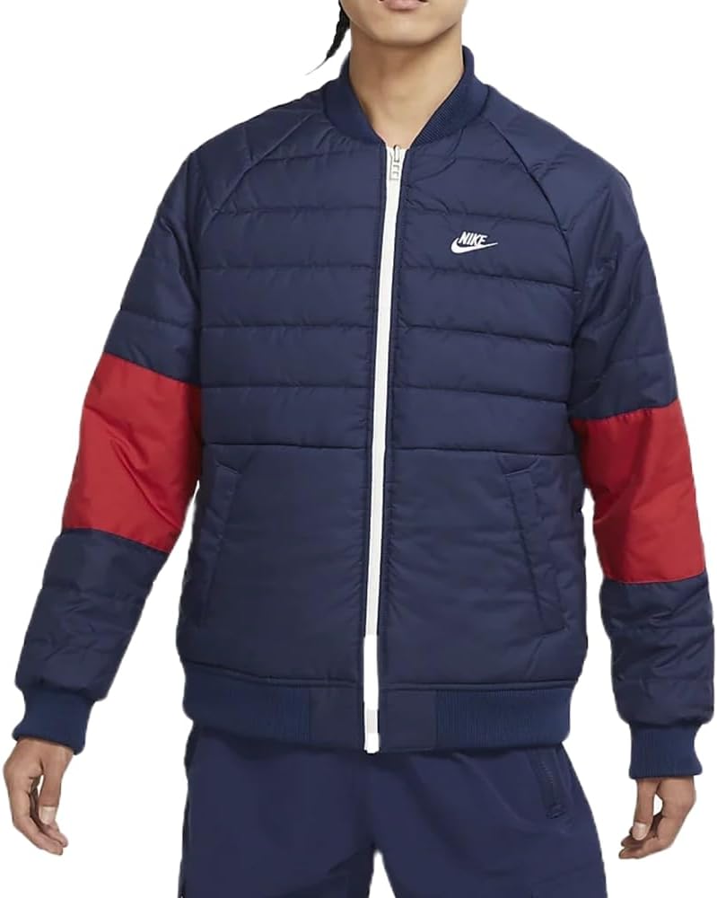 

Двусторонняя куртка-бомбер Nike Sportswear Therma-Fit Legacy, Red/Blue