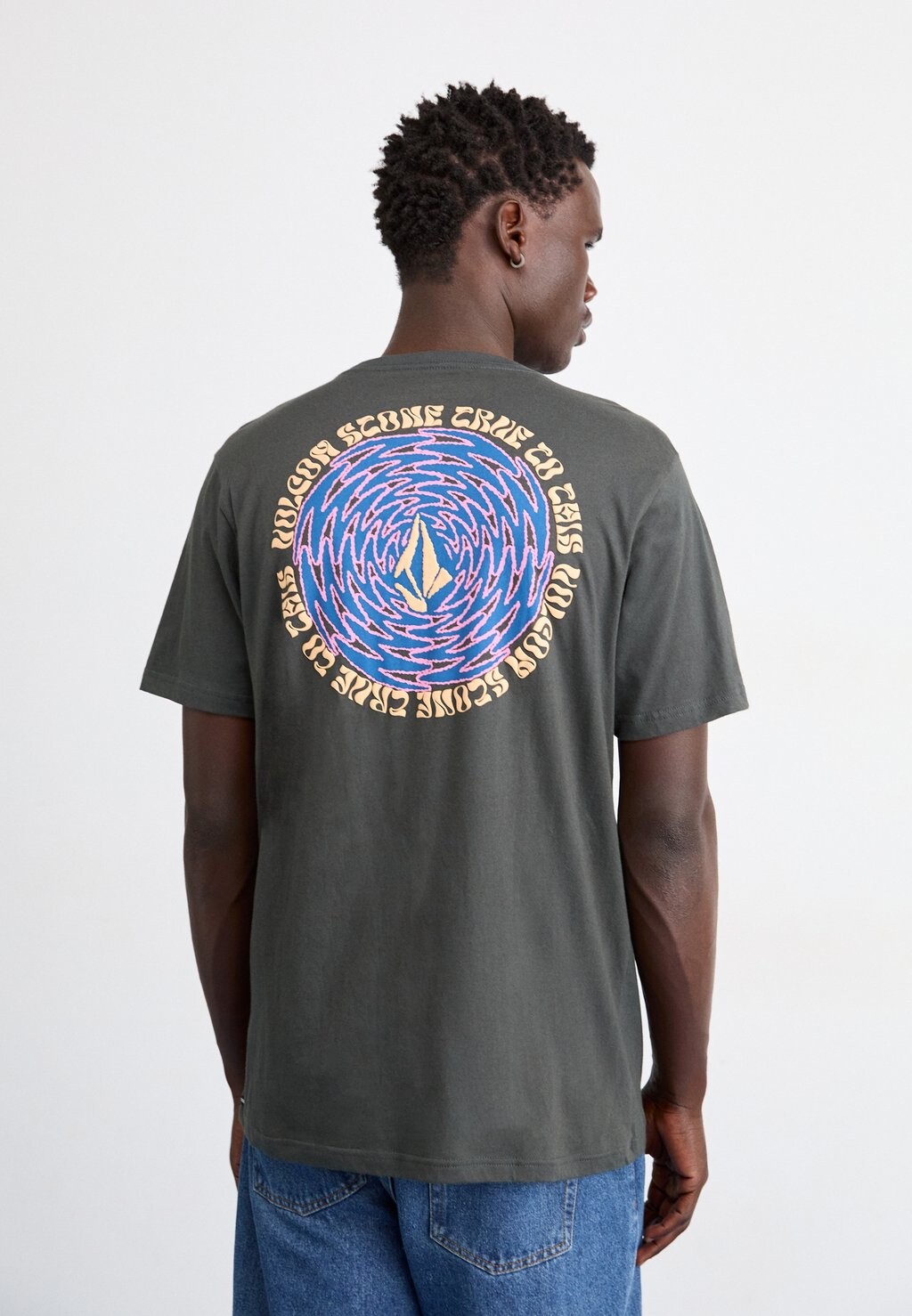 

Футболка с принтом CYLINDERZ Volcom, черный