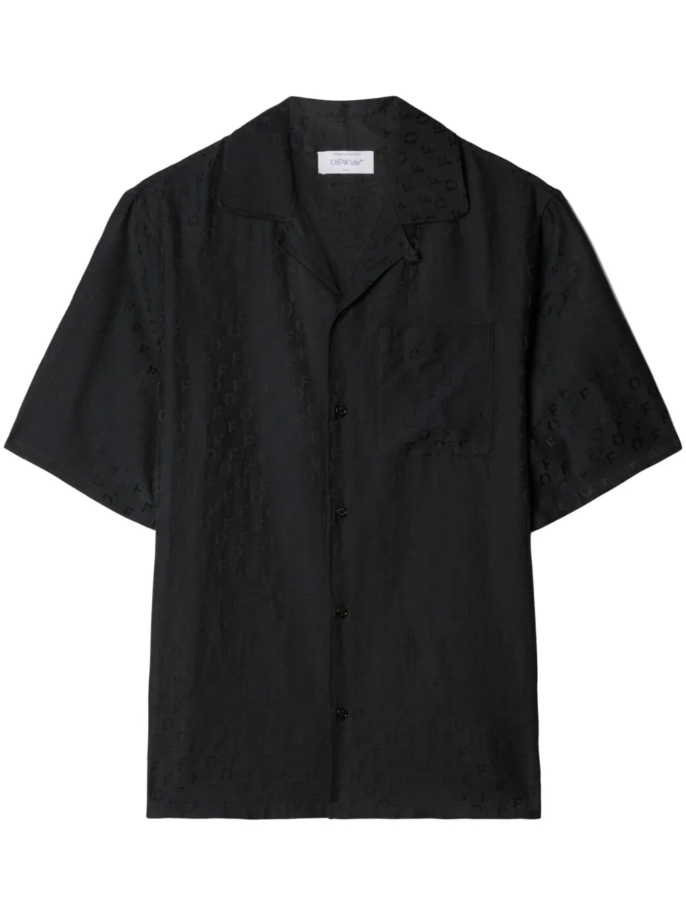 

Рубашка с логотипом OFF-WHITE, черный