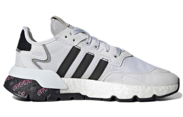 Кроссовки оригинальные nite jogger Adidas, белый — фото 2