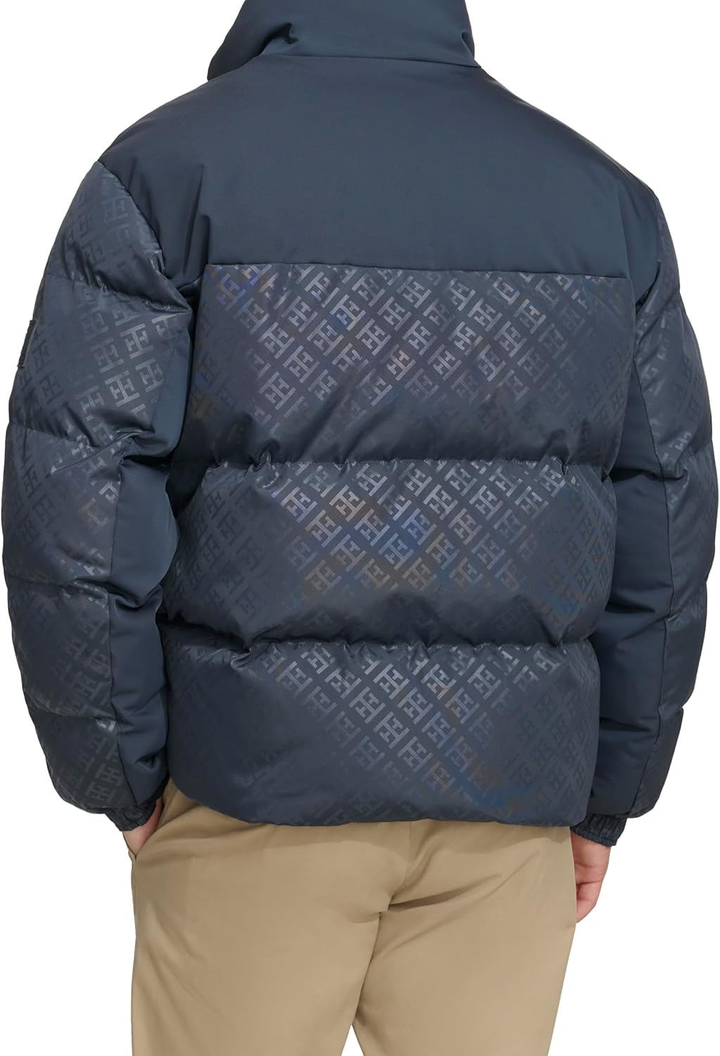 Мужская стеганая куртка Tommy Hilfiger из микс-медиа, Tommy Logo Print — фото 4