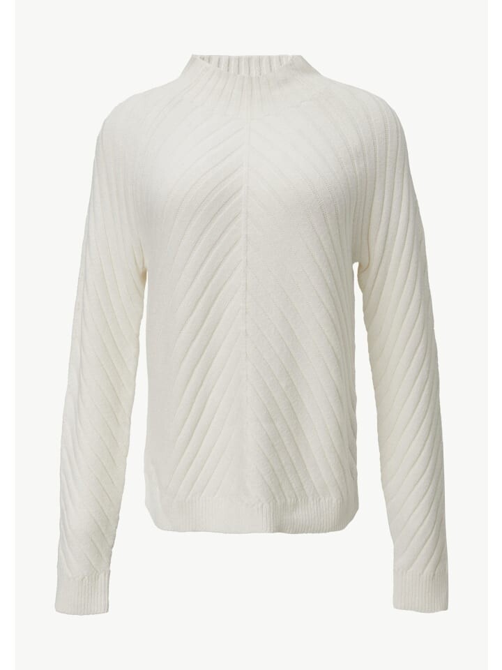 

Пуловер comma CI Strickpullover langarm, белый