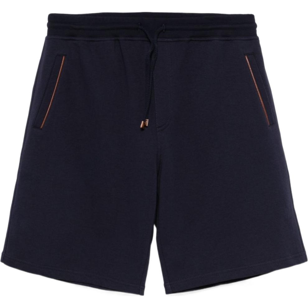 

Шорты для бега с контрастной отделкой Track Brunello Cucinelli, синий