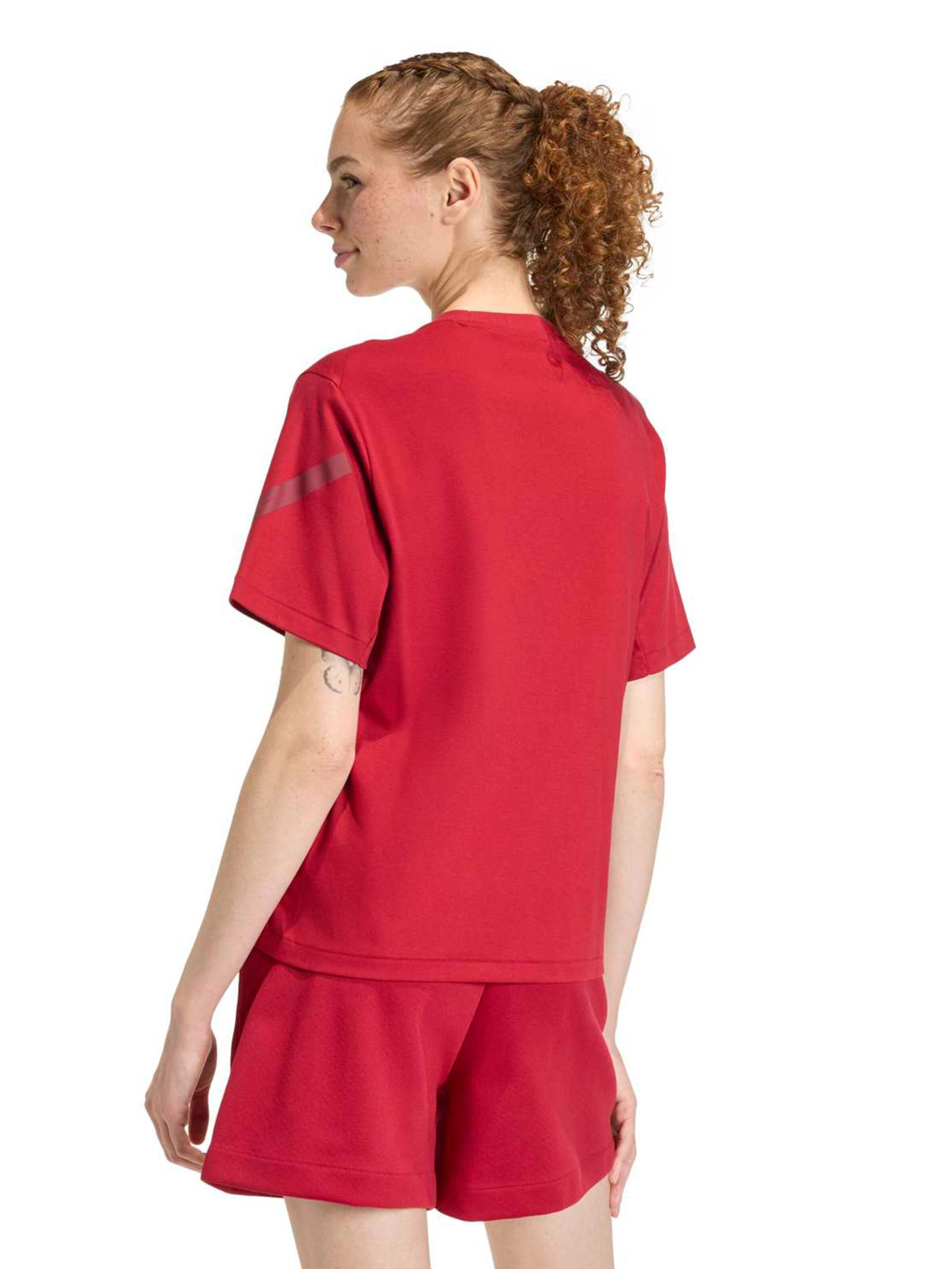 Adidas Sportswear Футболка для тренировок 'Z.N.E.' в темно-красном цвете — фото 3